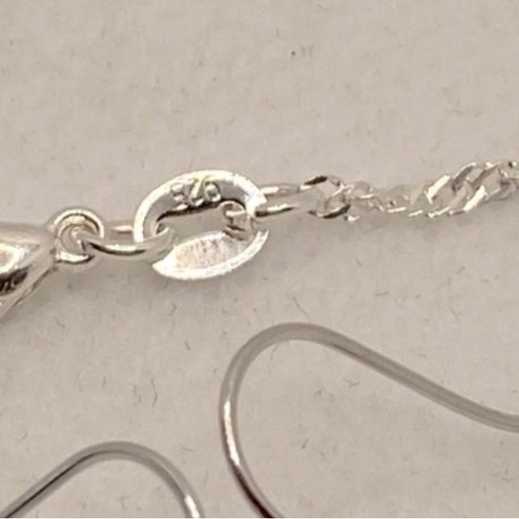 S925 Mystic Rainbow Crystal Pendant Set - Picture 3 of 6